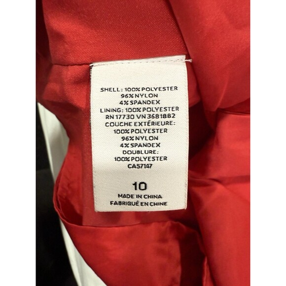 Kate Young Red Sleeveless Dress Size 10 - Picture 7 of 10